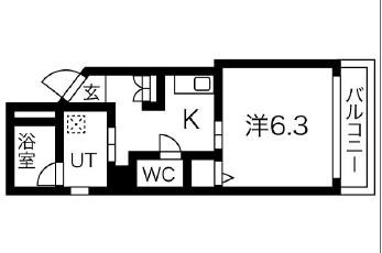 今宮駅 徒歩5分 10階の物件間取画像