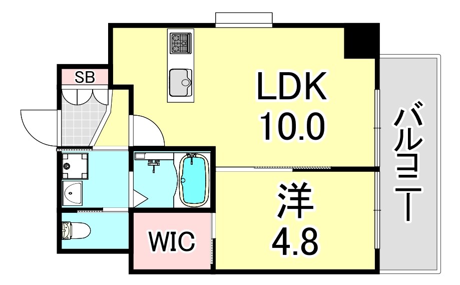 神戸駅 徒歩13分 6階の物件間取画像