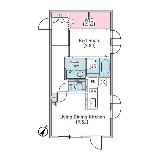 デュオメゾン渋谷松濤の物件間取画像