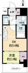 江坂駅 徒歩7分 15階の物件間取画像