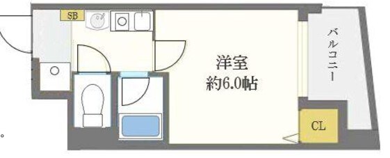 エイペックス大手通の物件間取画像