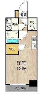 なんば駅 徒歩5分 5階の物件間取画像