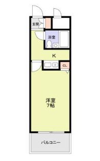 弁天町駅 徒歩10分 5階の物件間取画像