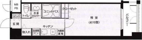 アーバンエース西中島パルの物件間取画像