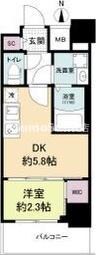 江坂駅 徒歩7分 2階の物件間取画像