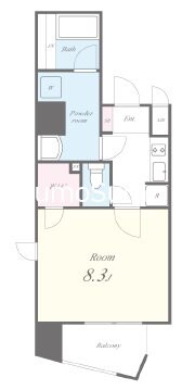 森ノ宮駅 徒歩3分 6階の物件間取画像