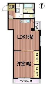 大国町駅 徒歩3分 7階の物件間取画像