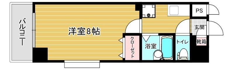 呉服町駅 徒歩3分 10階の物件間取画像