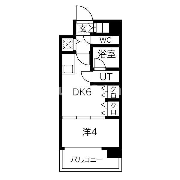 S-RESIDENCE淀屋橋の物件間取画像