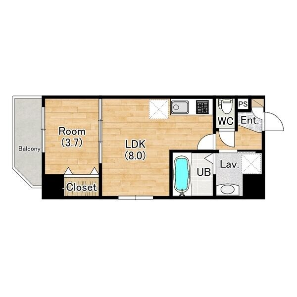 (仮称)ジーグランデ九条の物件間取画像