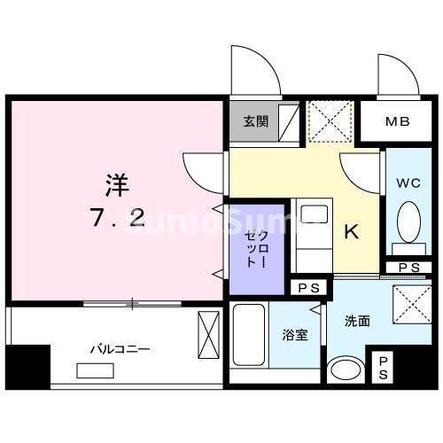 コンフォート三軒茶屋の物件間取画像