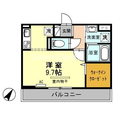 CASA白金の物件間取画像