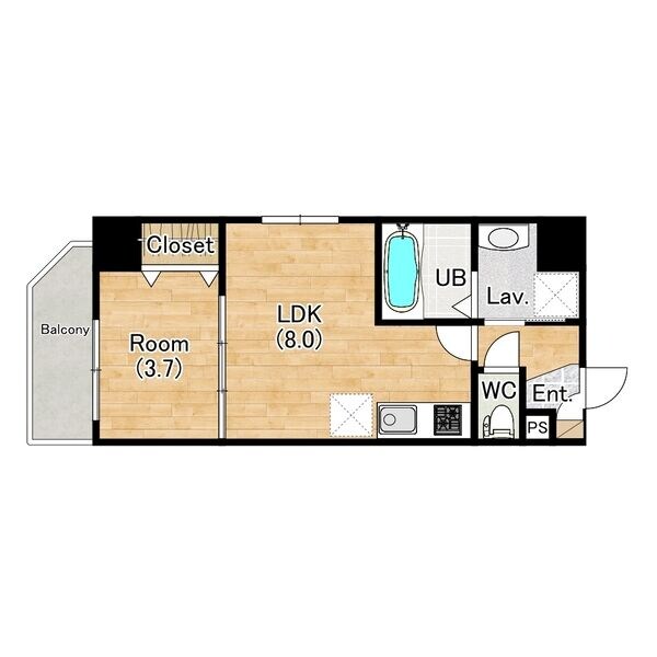 (仮称)ジーグランデ九条の物件間取画像