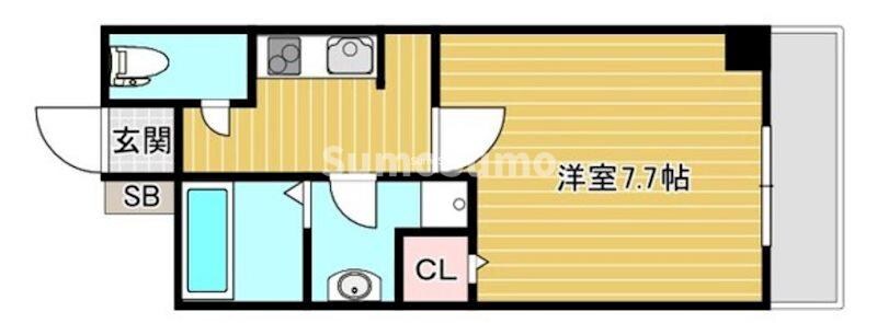 モンテノーム南堀江の物件間取画像