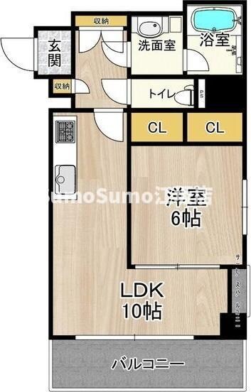 CITY　SPIRE十三東の物件間取画像