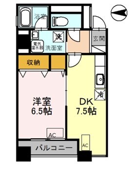 谷町四丁目駅 徒歩7分 4階の物件間取画像