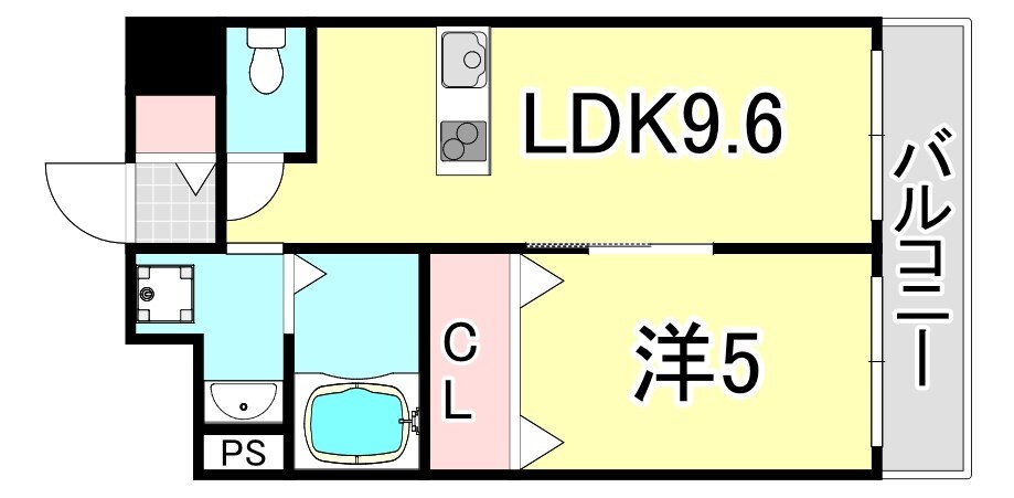 江坂駅 徒歩13分 10階の物件間取画像