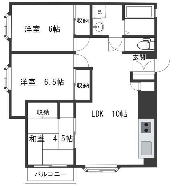 シェ・リリの物件間取画像