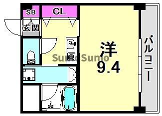 塚口駅 徒歩6分 4階の物件間取画像