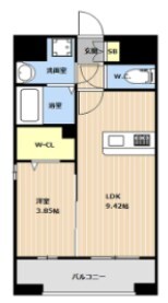薬院大通駅 徒歩5分 2階の物件間取画像