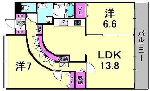 武庫之荘駅 徒歩12分 1階の物件間取画像