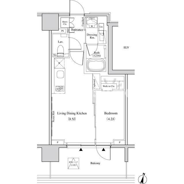 ザ・パークハビオ代々木の物件間取画像