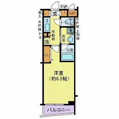 祐天寺駅 徒歩6分 3階の物件間取画像