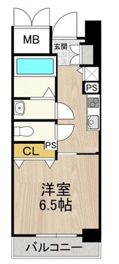 阿波座駅 徒歩3分 11階の物件間取画像