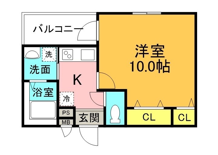 園田駅 徒歩11分 2階の物件間取画像