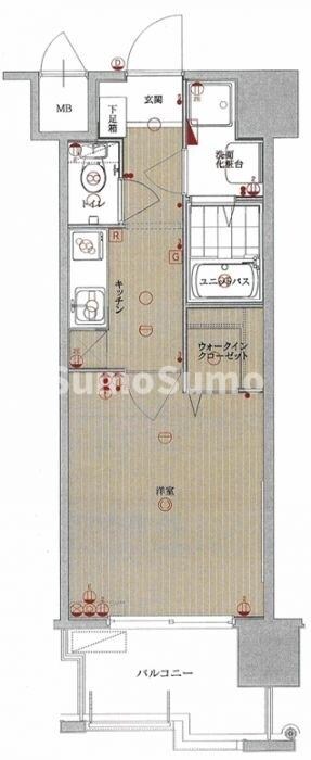 ネストピア天神東の物件間取画像