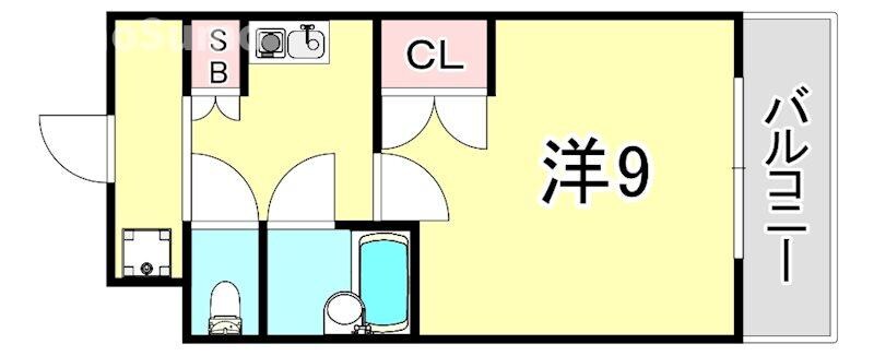 塚口駅 徒歩7分 5階の物件間取画像