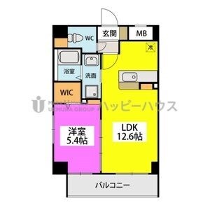 箱崎駅 徒歩14分 5階の物件間取画像