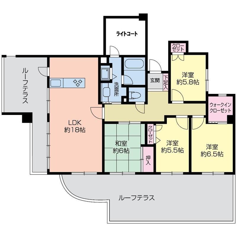 KDXレジデンス平尾浄水町の物件間取画像