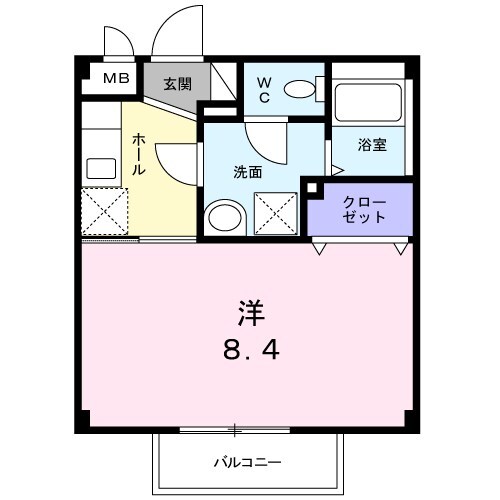 武庫川駅 徒歩13分 2階の物件間取画像