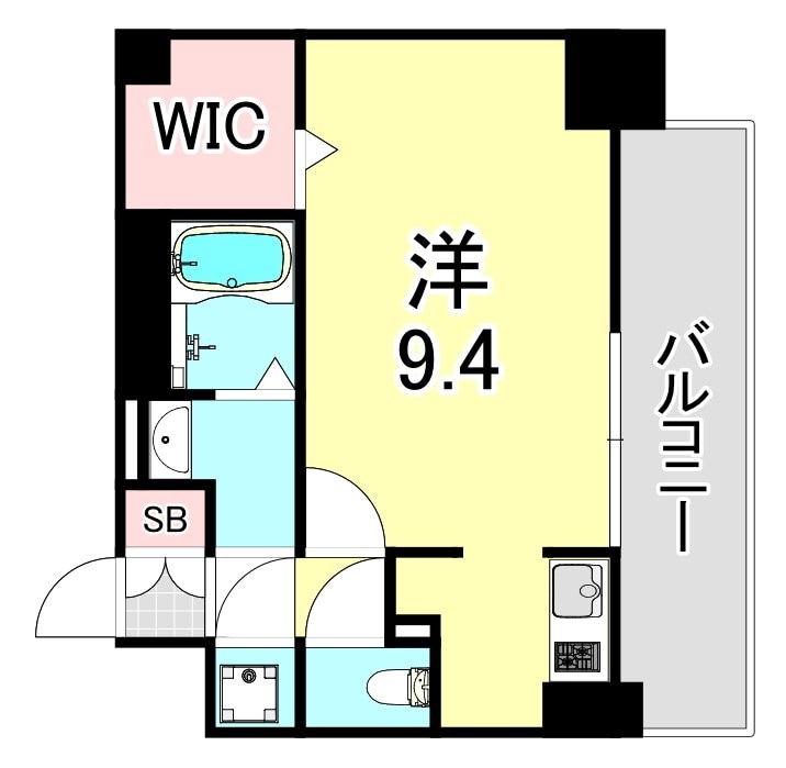 江坂駅 徒歩13分 8階の物件間取画像