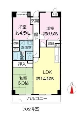 塚口駅 徒歩3分 3階の物件間取画像