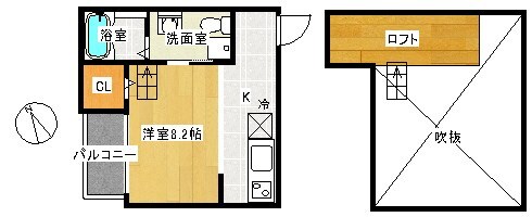 ドリームウッズ箱崎Ⅷの物件間取画像