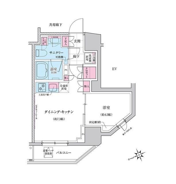 ステラメゾン三軒茶屋の物件間取画像