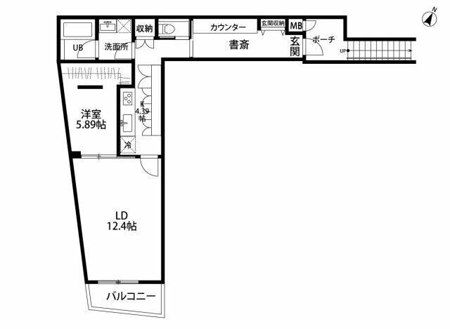 デコール代官山の物件間取画像