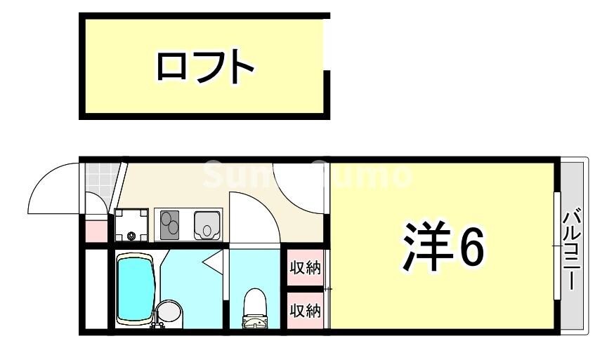 塚口駅 徒歩9分 2階の物件間取画像