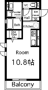 ラ メゾンヴェール上本町の物件間取画像