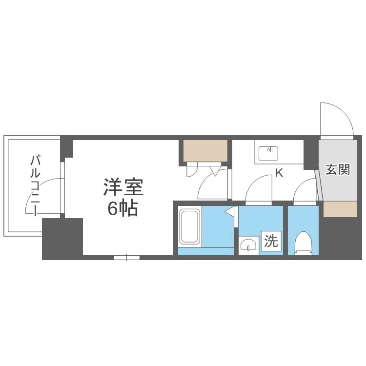 エスリードレジデンス大阪本町の物件間取画像