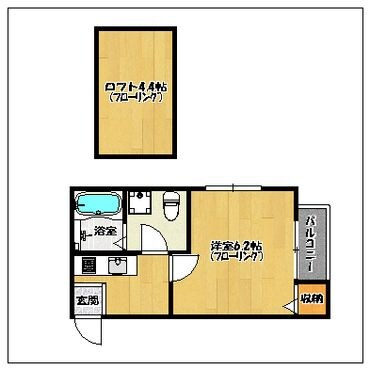 コンファート曙の物件間取画像