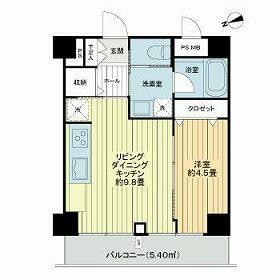 シャンボール恵比寿の物件間取画像