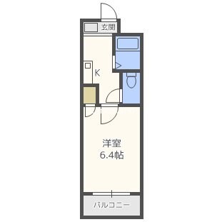 西大橋駅 徒歩3分 7階の物件間取画像