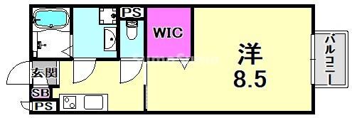 グレイス尼崎 A棟の物件間取画像