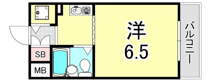 ジョイフル南塚口Ⅰ号館の物件間取画像