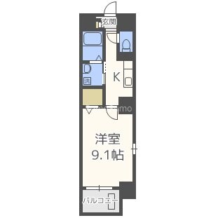 ドーム前千代崎駅 徒歩5分 4階の物件間取画像