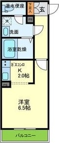 谷町六丁目駅 徒歩5分 1階の物件間取画像