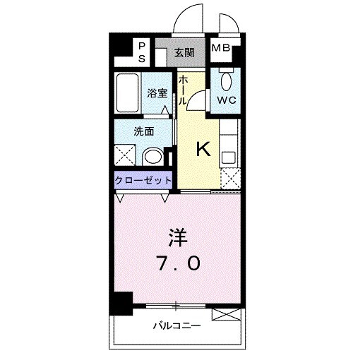 塚口駅 徒歩5分 2階の物件間取画像